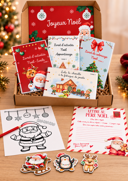 Box de Noël Magique – 4 Tomes Exclusifs + 6 Cadeaux Offerts dont 1 livret