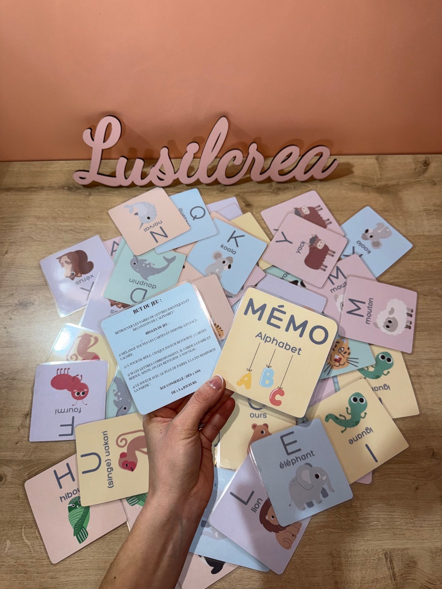 Jeu de mémo – L’alphabet