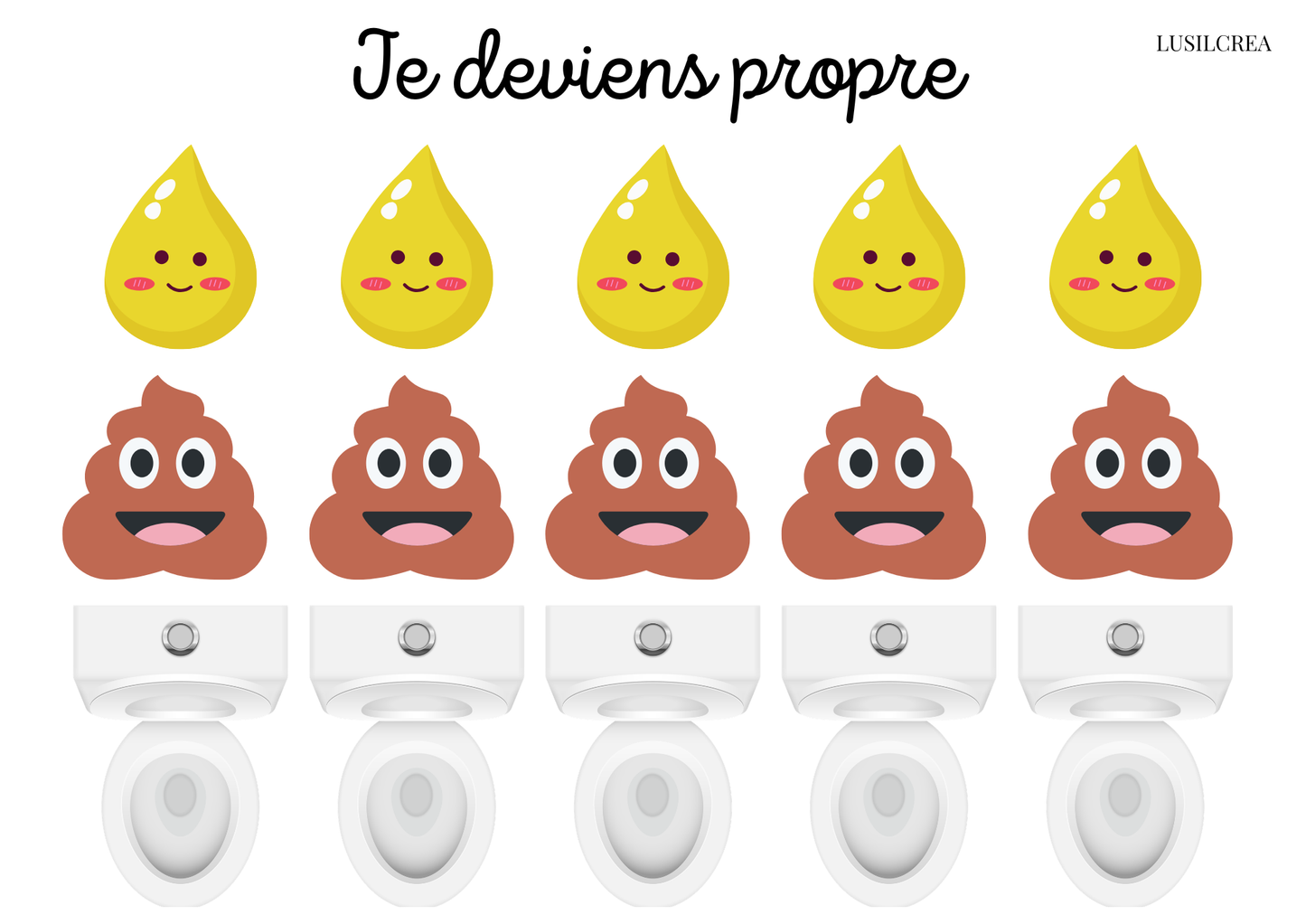 Affiche : Je deviens propre