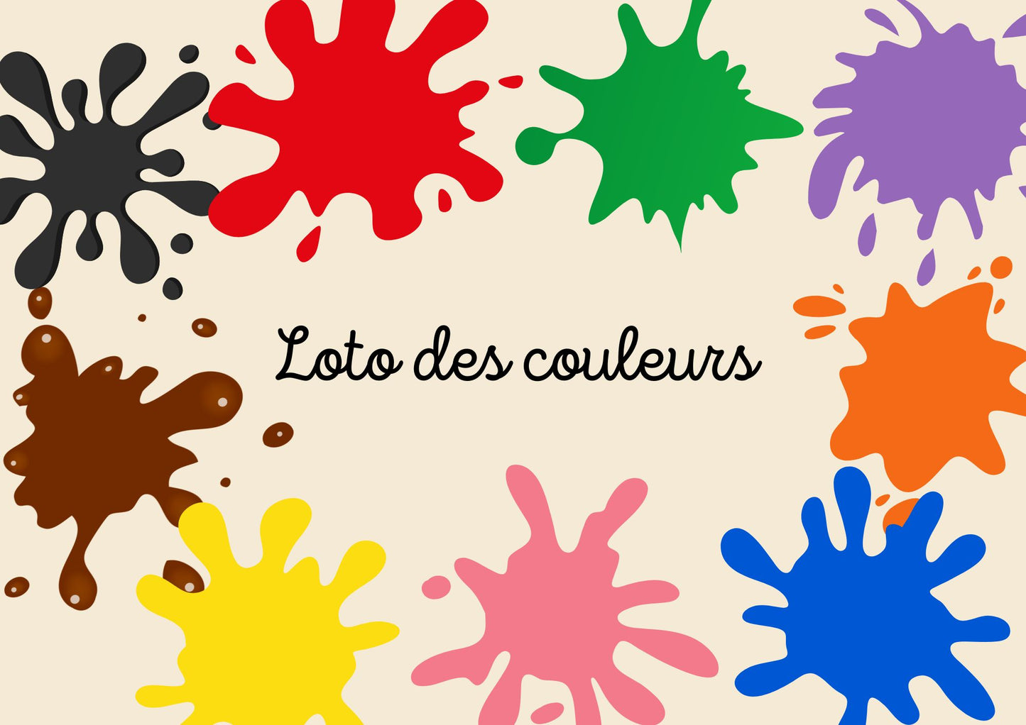 🎨 LOTO DES COULEURS