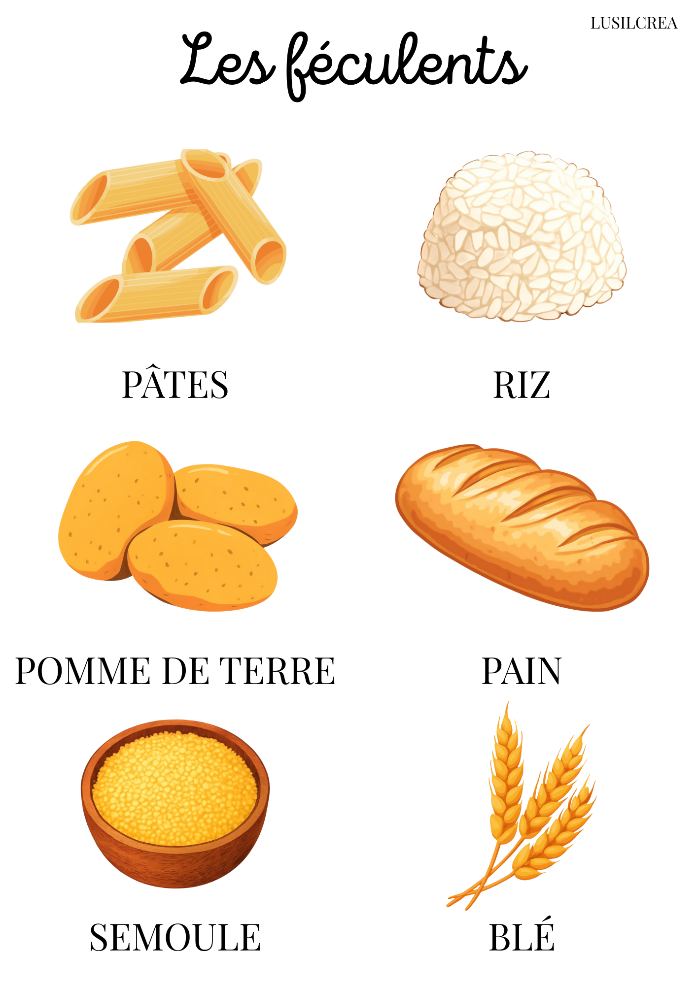 Les féculents