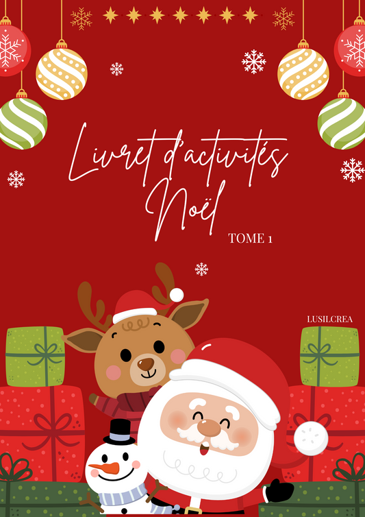 Mon livret d'activités Noël Tome 1