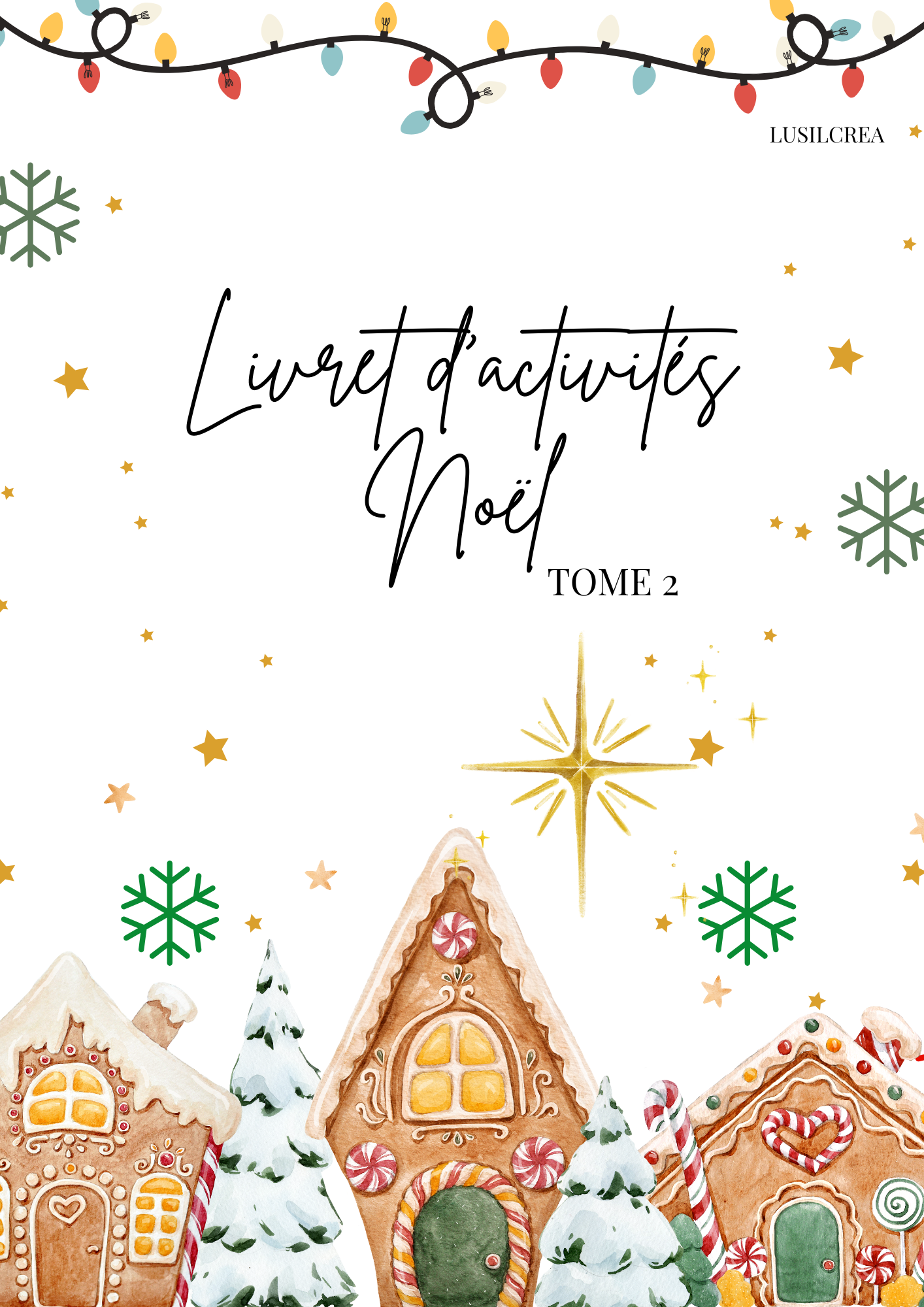 Mon livret d'activités Noël Tome 2