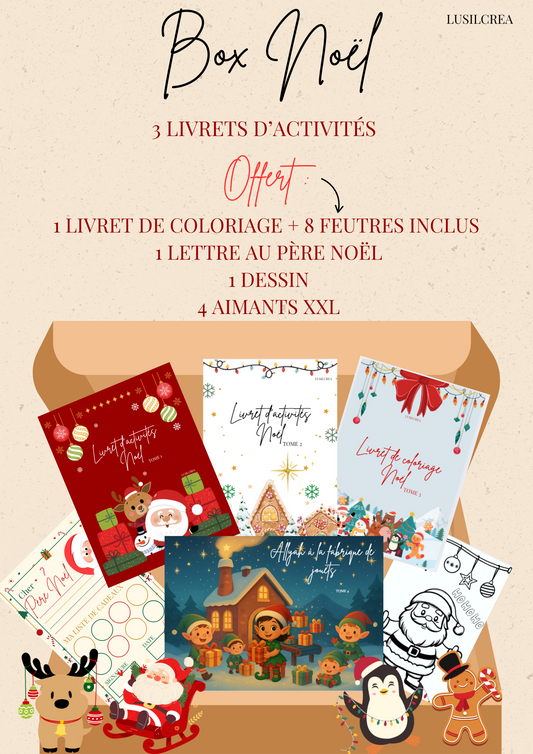 Box de Noël Magique – 4 Tomes Exclusifs + Cadeaux Offerts