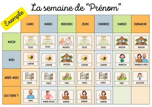 Affiche : Ma Semaine