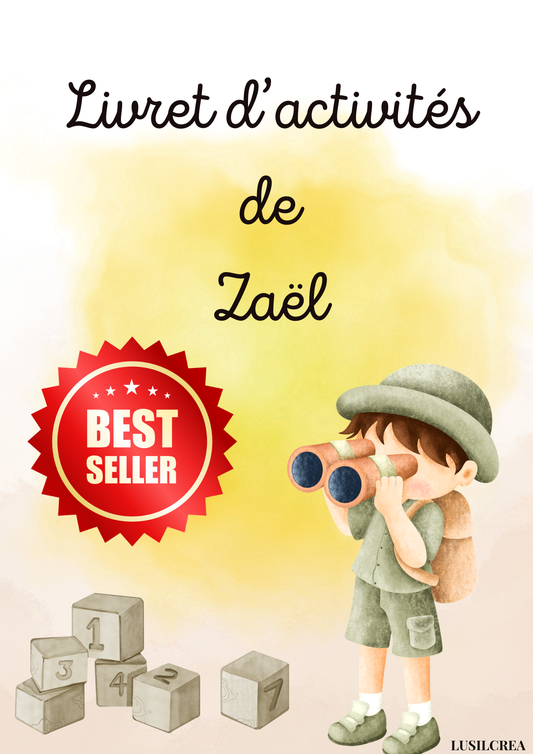 Livret d'activités - "Zaël" - 13 pages
