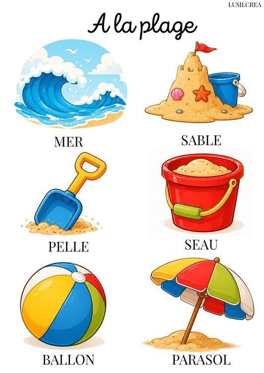 A la plage
